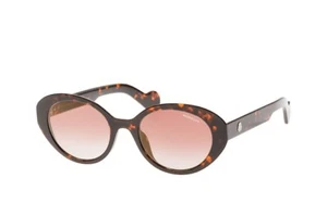 MONCLER ML0077/S 52G HAVANA NEW ORIGINAL SUNGLASSES OCCHIALI DA SOLE LUNETTES - Imagen 1 de 3