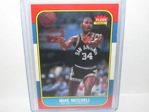 Mike Mitchell * 1986/87 Fleer Basketball * #74 * San Antonia Spurs * Set Break - Bild 1 von 9