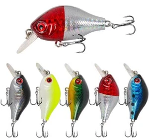 5PCS Fishing Lures Floating Crankbaits Hard Trolling Minnow Swimbaits Saltwater - Picture 1 of 14