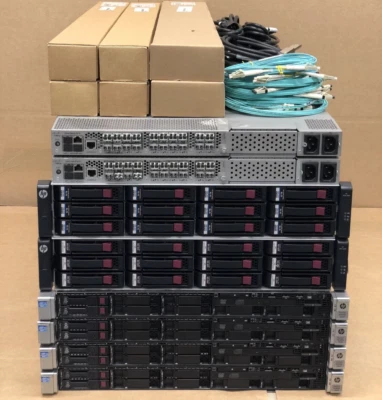 HP MSA 2040 DL360p Gen8 10Gbit iSCSI 127TB SAN 80-Core 1TB Server SAN Solution - Image 1 of 2