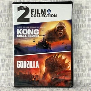 Kong: Skull Island / Godzilla: 2-Film Collection (DVD) - New - Foto 1 di 2