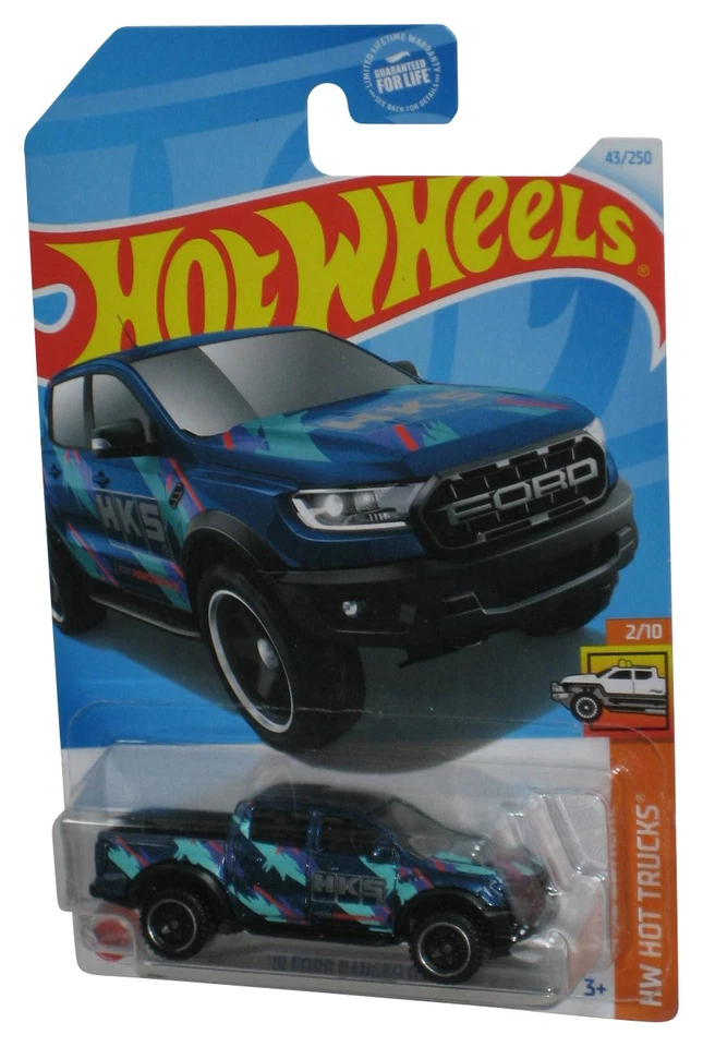 Hot Wheels Hw Camion 2/10 (2021) Blu '19 Ford Ranger Raptor Giocattolo 43/250 - Immagine 1 di 1