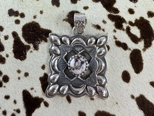Colgante de plata de ley con jaspe de caballo salvaje - Imagen 1 de 8