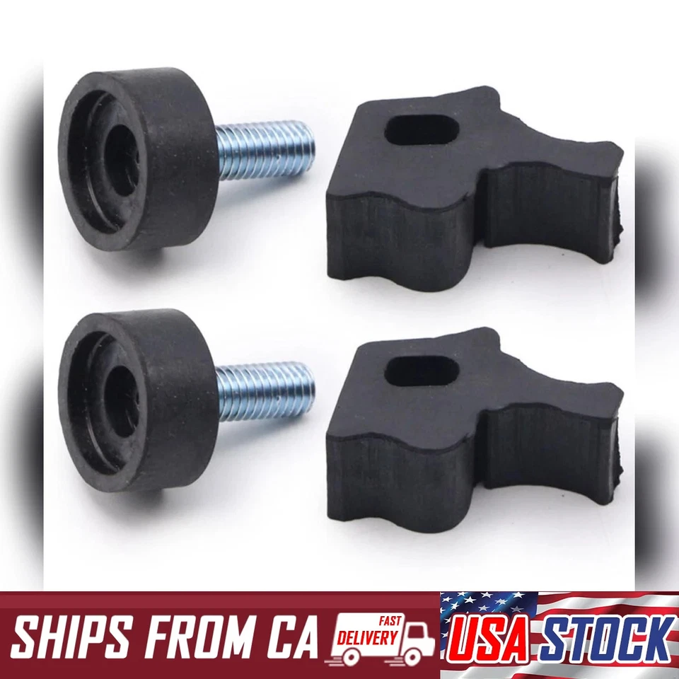 For Toyota Pickup Hilux RN20 RN25 1972-1978 Adjustable Rubber Bumper Hood Set - Image 1 of 4