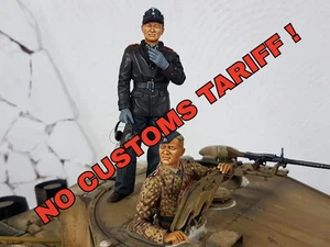 Michael Wittmann's Crew - Built and painted 1/16 scale Two Resin Figures #1 - Picture 1 of 2