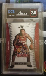 2003 Upper Deck MVP Sports Nut #SN90 LeBron James RC Rookie DCS 7.5 NM+ - Picture 1 of 2