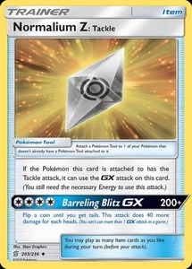 Pokemon Normalium Z: Tackle (203/281) Unified Minds HP REVERSE HOLO - Picture 1 of 1