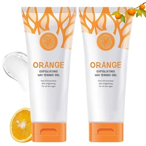 Orange Exfoliating Gel Scrub Face Body Skin,Natural Orange Peeling Gel Face Scru - Picture 1 of 12