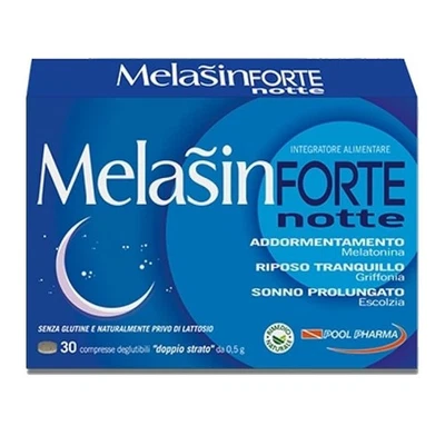 POOL PHARMA SRL Melasin Forte Notte Pool Pharma 30 Compresse