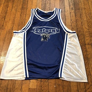 Vintage 90s Kentucky Wildcats Basketball Jersey Men’s Size L Blue White College - Picture 1 of 8