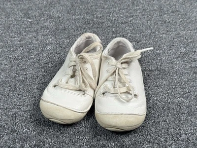 Stride Rite 鞋 婴儿 男女通用 运动鞋 尺码 5.5 白色皮革 舒适 — 第 1/4 张图片