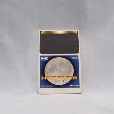 NECTARIS PC Engine HuCARD Card Only NEC HUDSON SOFT Tested NTSC-J pc hu - Image 1 of 2