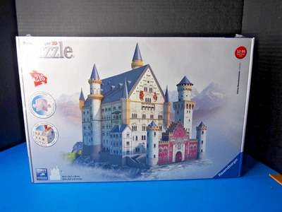 NEW ~ Ravensburger 3D Puzzle Schloss Neuschwanstein Castle ~ 216 Pieces ~ SEALED - Image 1 of 4