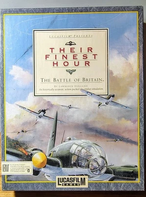 Their Finest Hour: The Battle of Britain LucasFilm Vintage IBM Game 5.25" Disks - Image 1 of 4