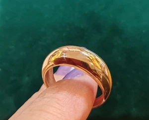 Bague jonc or jaune 18 carats - Bild 1 von 13