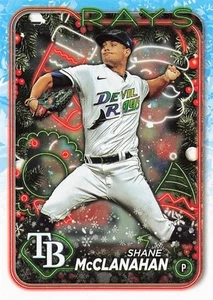 2024 Topps Holiday #H158 Shane McClanahan - Picture 1 of 2