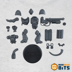 Desolation Squad Single Figure w/ Superfrag / Superkrak Rocket Launcher - WH40K - Bild 1 von 1