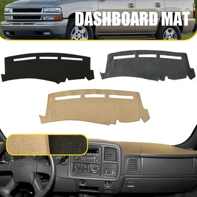 Capa bege para painel Chevrolet Silverado 1500 Dashmat Dashmat 1999-2006 EUA - Imagem 1 de 4