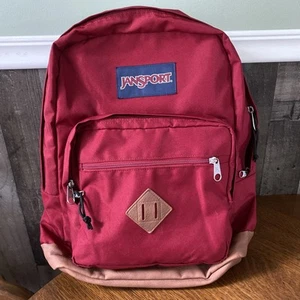 JanSport JS0A3PU City View red Backpack - Picture 1 of 12