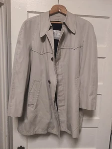 Vintage London Fog Westbury Maincoat 42R NWT Tan Overcoat Jacket - Picture 1 of 19