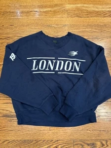 London Pullover Pulli dunkelblau Unisex Größe S neu ohne Etikett - Bild 1 von 4