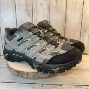 MERRELLS SCARPE DA TREKKING DONNA MOAB 2 IMPERMEABILI IN PELLE DRIZZLE/COME NUOVE TAGLIA 8 - Foto 1 di 12