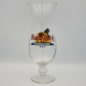 Hard Rock Cafe ~ Maui ~ Hurricane Glass ~ 9.25" - Picture 1 of 6