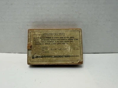 Bergeon No. 2868 Swiss Watch Screwdriver Set In Box Incomplete Used Flaws - Image 1 of 4