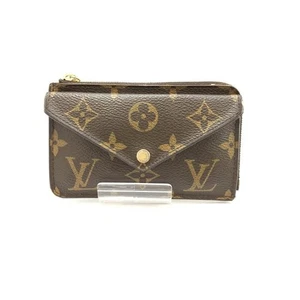 Cartera Louis Vuitton Monograma Cartera Tarjeta Recto Verso M69431 Auténtica Buena - Imagen 1 de 10