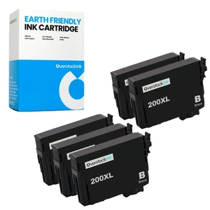 5PK OSI 200XL Black Ink Cartridges Compatible for Epson Workforce WF-2540 2530 - Imagen 1 de 1