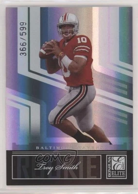 2007 Donruss Elite Rookie /599 Troy Smith #195 Rookie RC - Image 1 of 2