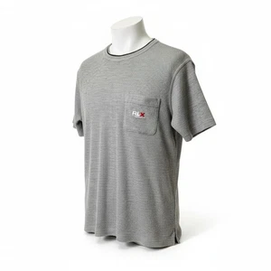 RLX Polo Sport Ralph Lauren Vintage 90s Shirt Grey Waffle Knit Relaxed Size S  - Picture 1 of 10