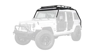 Body Armor 4x4 Windshield Light Bar Fits: 2007-2017 Jeep Wrangler; 2018 Jeep Wra Foto 1 de 4
