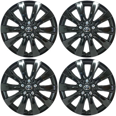 Toyota Corolla Style 1038-16BLK 2011-2013 + LOGO 16" NEGRO tapacubos nuevo conjunto/4 Foto 1 de 4
