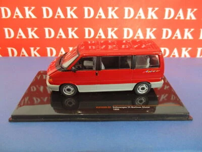 Die cast 1/43 Modellino Furgone Volkswagen T4 Multivan Allstar 1992 by Ixo - Immagine 1 di 4