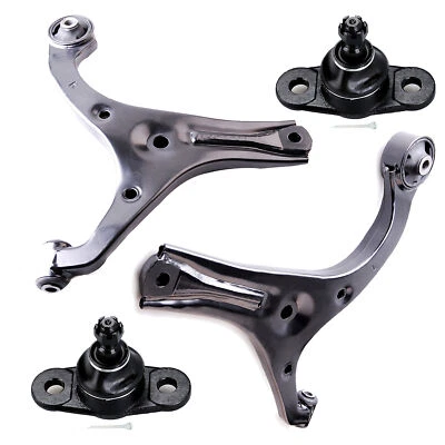 4x Front Lower Control Arms Ball Joints For 2006-2011 HYUNDAI ACCENT KIA RIO Foto 1 de 4