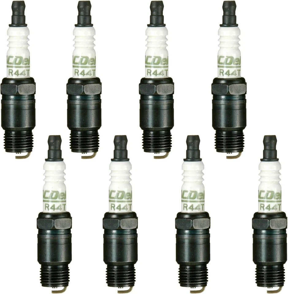 New Genuine GM ACDelco Spark Plugs R44T Set Of 8 - Image 1 of 1