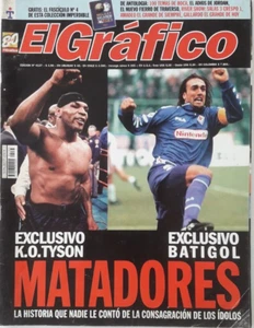 Revista Gráfico Argentina 1999 NBA Jordan Mike Tyson & Batistuta edición especial - Imagen 1 de 21