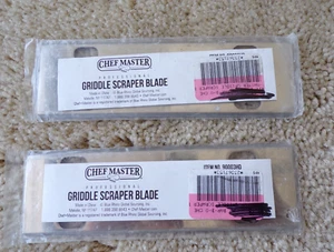 2 pk -Chef-Master Replacement Griddle Scraper Blade Stainless Steel 90003HD @c13 - Picture 1 of 8