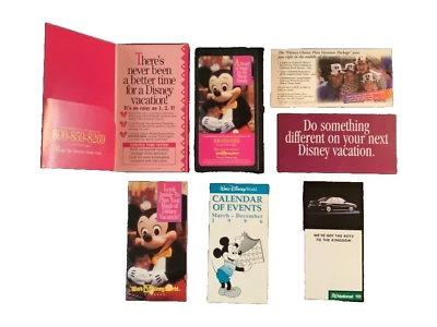 Vintage 1996 Walt Disney World Florida Vacation Planning Video VHS Mickey Mouse - Image 1 of 4