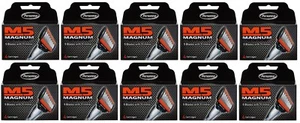 Personna M5 Magnum 5 Refill Razor Blade Cartridges, 40 Ct + Eyebrow Trimmer - Picture 1 of 2