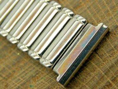 Correa de reloj de expansión de acero inoxidable vintage Duchess 19 mm NOS pulsera sin usar Foto 1 de 3