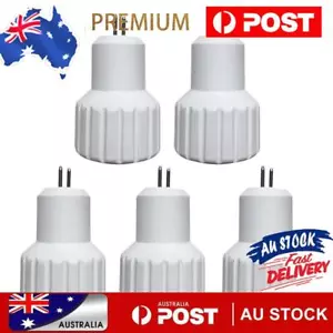 5pcs Heat Resistant MR16 to GU10 Base Lamp Holder Socket Converter Adapter - Picture 1 of 8