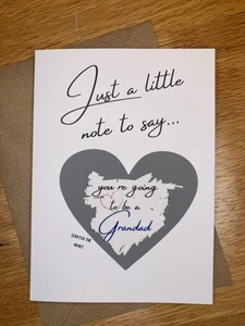 You’re going to be a Grandad, Scratch And Reveal Pregnancy Announcement Card - Picture 1 of 1