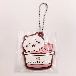 Chiikawa Sweets Shop Bandai Mini Rubber Keychain Charm Ichibankuji G Prize Japan - Picture 1 of 9