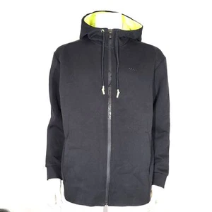 Hugo Boss x AJBXNG Men's Savion AJ Hooded Sweatshirt Hoodie Jacket Black Sz M - Picture 1 of 12