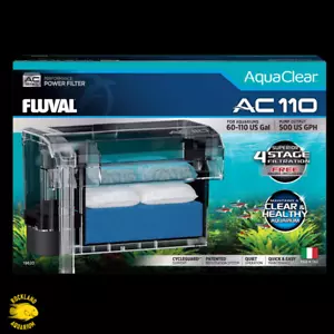 Aquaclear 110 Power Filter Included Filter Media: 60-110 US Gallons Aquarium - Picture 1 of 2