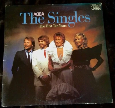 ABBA The Singles RCA 2x LP 1982 Australia VPL2 6648 Tan *MINT LP's & insert - Image 1 of 4