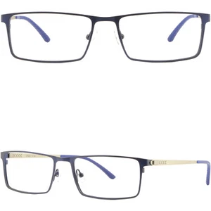 Gafas de sol Light Rectangular Titanio Marco de metal Gafas de sol Azul marino - Imagen 1 de 21