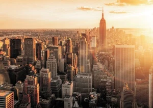 Poster New York Skyline Empire State Building USA Bild Kunstdruck - Bild 1 von 1